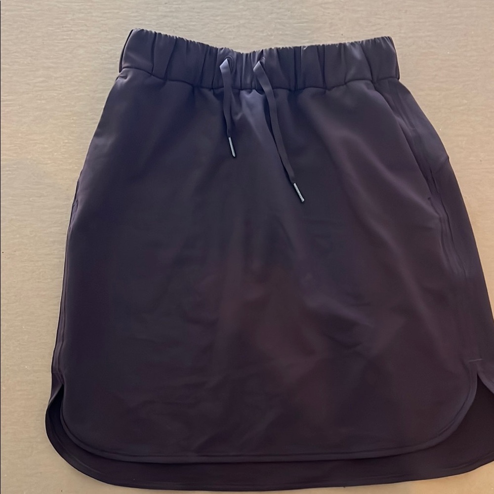 lululemon athletica black skort with drawstring